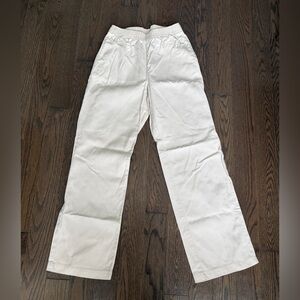 TNA Beige Elastic Waist Pants